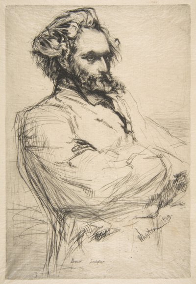 C.L. Drouet, Sculptor by James McNeill Whistler