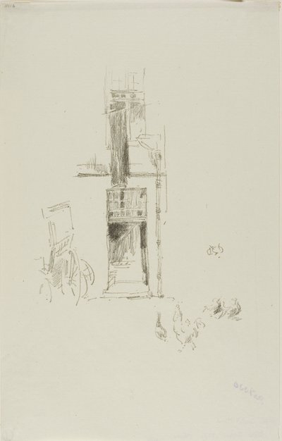 Cocks and Hens, Hôtel Colbert by James McNeill Whistler
