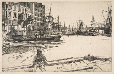 Eagle Wharf by James McNeill Whistler