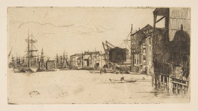 Free Trade Wharf by James McNeill Whistler