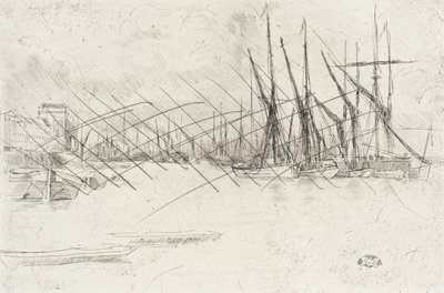 From Pickle-Herring Stairs by James McNeill Whistler