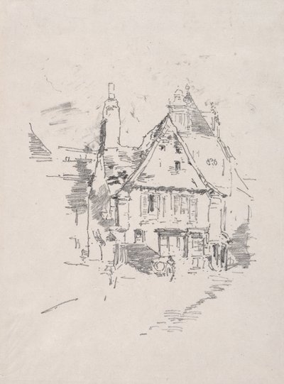 Gabled Roofs, Vitré by James McNeill Whistler