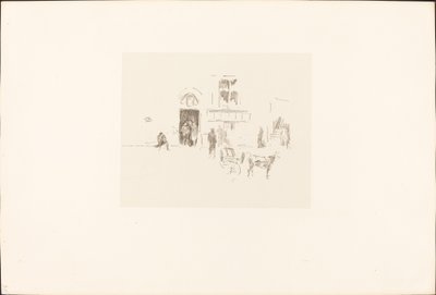 Gaiety Stage Door by James Abbott McNeill Whistler