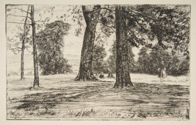 Greenwich Park by James McNeill Whistler