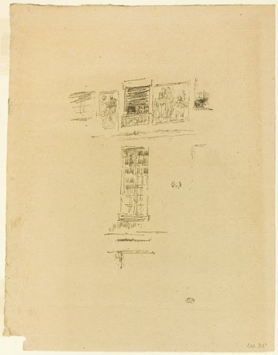 Hôtel Colbert, Windows by James McNeill Whistler