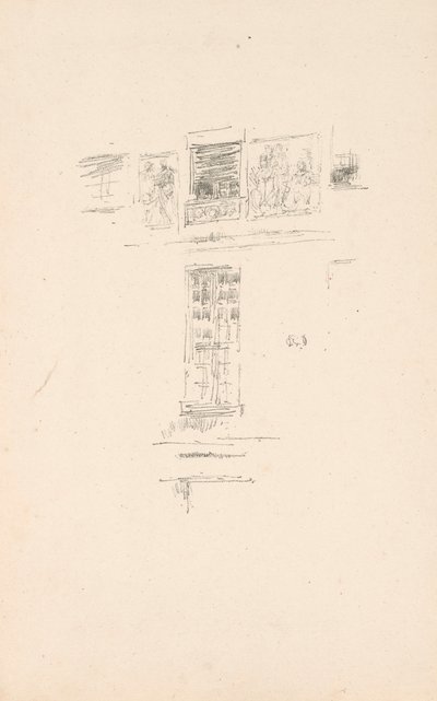 Hôtel Colbert, Windows by James McNeill Whistler