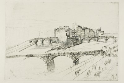 Isle de la Cité, Paris by James McNeill Whistler