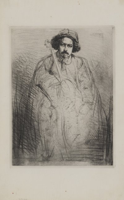 J. Becquet, Sculptor by James McNeill Whistler