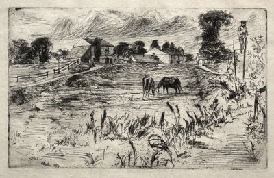 Landscape with the Horse by James McNeill Whistler