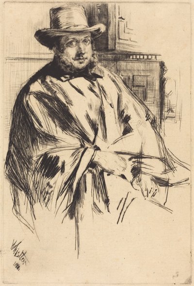 Mr. Davis (Mr. Mann) by James McNeill Whistler