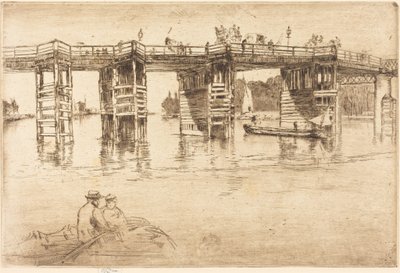 Old Putney Bridge by James McNeill Whistler