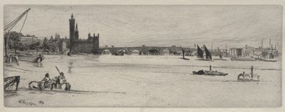 Old Westminster Bridge by James McNeill Whistler
