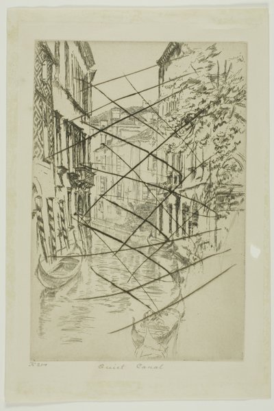 Quiet Canal by James McNeill Whistler