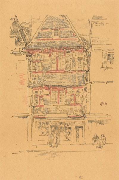 Red House, Paimpol by James McNeill Whistler