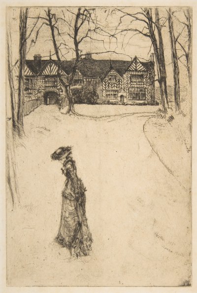 Speke Hall, No. 1 by James McNeill Whistler