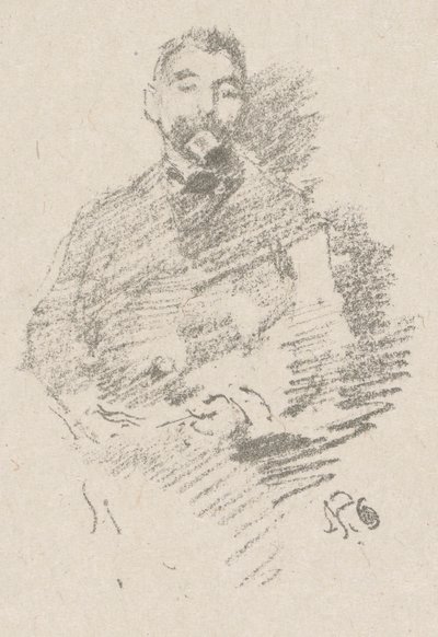 Stéphane Mallarmé by James McNeill Whistler