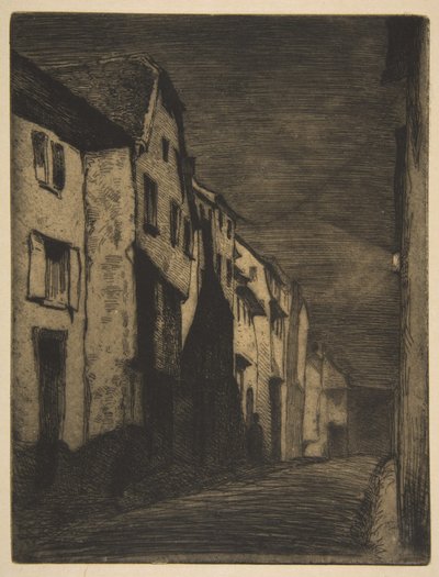 Street at Saverne by James McNeill Whistler