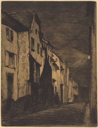 Street at Saverne by James McNeill Whistler