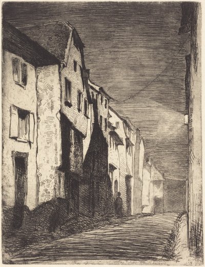 Street at Saverne by James McNeill Whistler