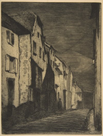 Street at Saverne by James McNeill Whistler