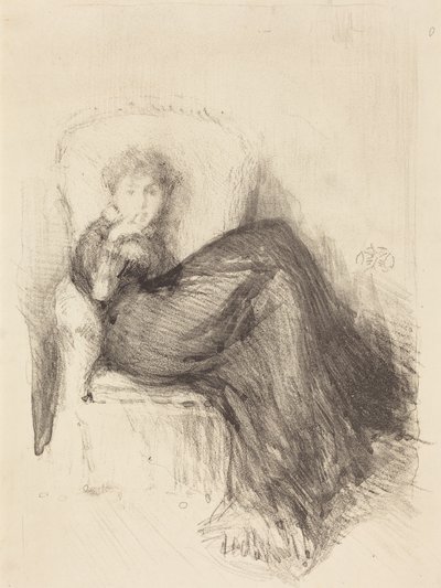 Study: Maude Seated by James McNeill Whistler