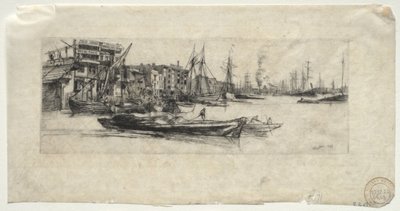 Thames Warehouse by James McNeill Whistler