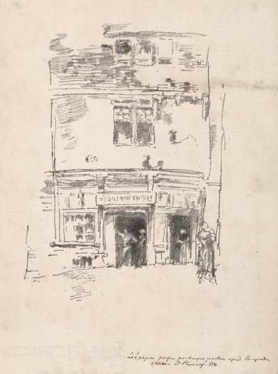 The Clockmakers, Paimpol by James McNeill Whistler