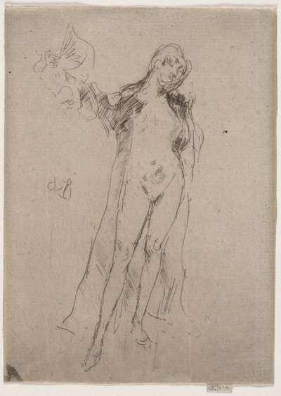 The Fan (Model No. 3) by James McNeill Whistler