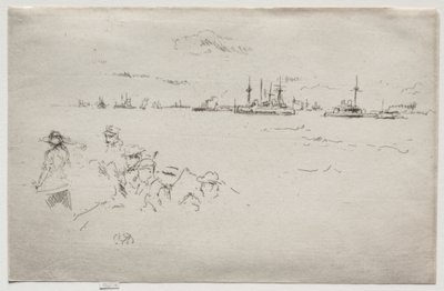 The Fleet: Monitors by James McNeill Whistler
