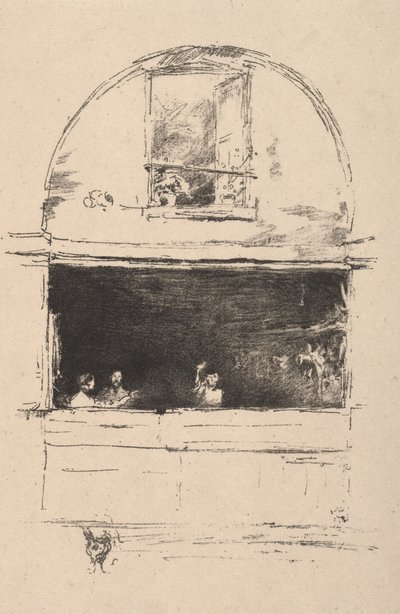 The Forge, Passage du Dragon by James McNeill Whistler