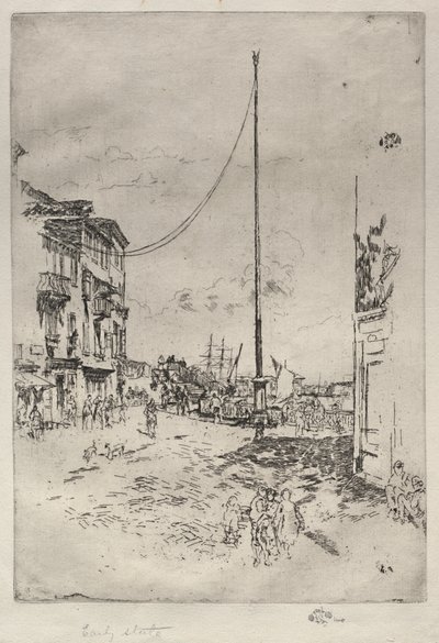 The Little Mast by James McNeill Whistler