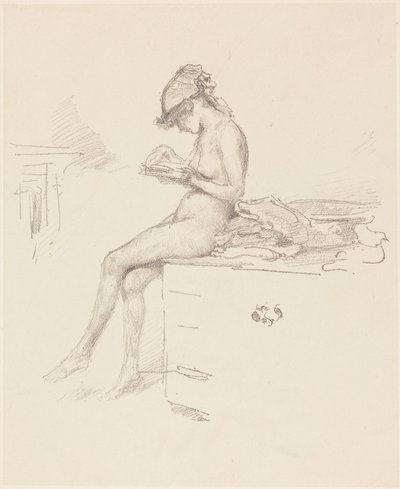 The Little Nude Model, Reading by James McNeill Whistler