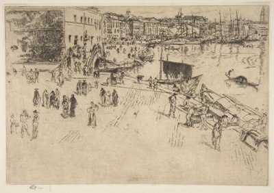 The Riva, No. 1 by James McNeill Whistler