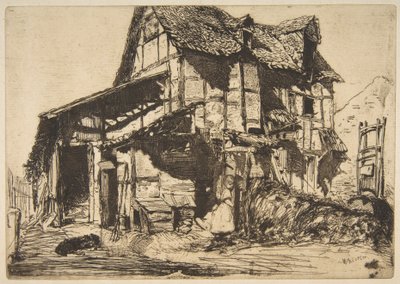 The Unsafe Tenement (The Old Farm) by James McNeill Whistler