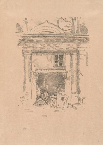 The Whitesmiths, Impasse des Carmélites by James McNeill Whistler