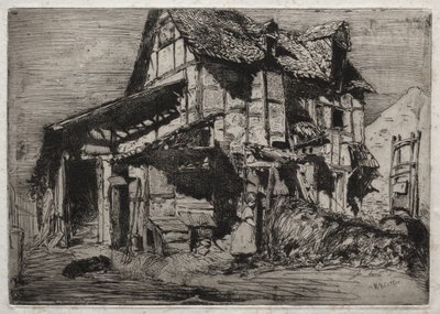 Twelve Etchings from Nature: The Unsafe Tenement by James McNeill Whistler