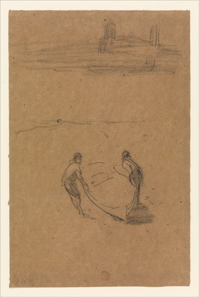 Two Men and a Boat by James McNeill Whistler