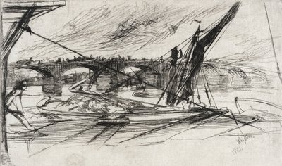 Vauxhall Bridge by James McNeill Whistler