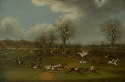 The St Albans Grand Steeplechase of March 8, 1832 by James Pollard