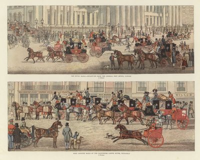 Transport by Coach and Horses by James Pollard