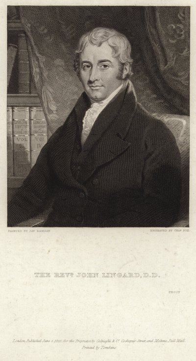 Portrait of John Lingard by James Ramsay