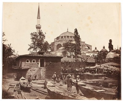 Echelle de Tophanna [Istanbul. Mosque with One Minaret] by James Robertson