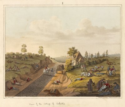 View of the Cottage of Valette, from 