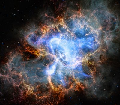 The Crab Nebula (Webb/Chandra composite) by James Webb Space Telescope (NASA)