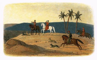 King Richard I refuses to look upon the Holy City, having failed to conquer it by James William Edmund Doyle