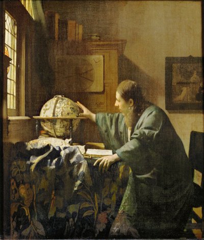 The Astronomer by Jan (1632-75) Vermeer