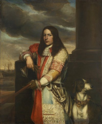 Portrait of Engel de Ruyter by Jan Andrea Lievens