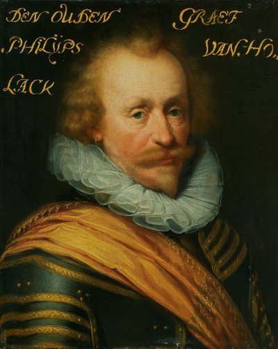 Portrait of Philips, Count of Hohenlohe zu Langenburg by Jan Antonisz van Ravesteyn (workshop of)