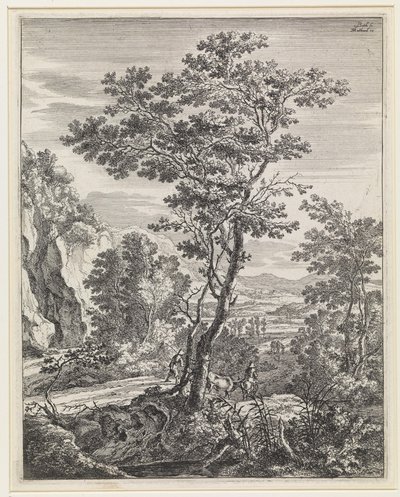 Landscape with a Large Tree by Jan Both