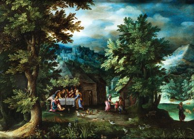 Abraham and the Angels in Mamre by Jan Brueghel the Elder